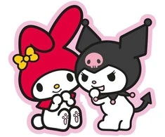 Sanrio Hello Kitty My Melody & Kuromi 3D cushion