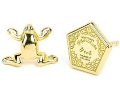 The Carat Shop Harry Potter Chocolate Frog auksinis plated stud earrings