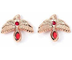 The Carat Shop Harry Potter Fawkes Rose earrings