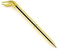 The Carat Shop Harry Potter Golden Snitch Metallic pen