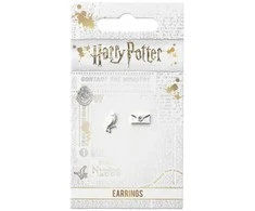 The Carat Shop Harry Potter Hedwig and Letter sidabrinis plated stud earrings