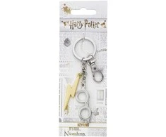 The Carat Shop Harry Potter Lightning Bolt &amp; Glasses keyring