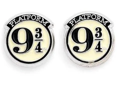 The Carat Shop Harry Potter Platform 9 3/4 sidabrinis plated stud earrings