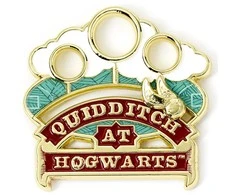 The Carat Shop Harry Potter Quidditch at Hogwarts sliding pin badge