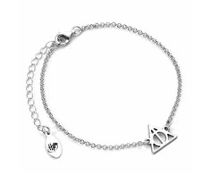 The Carat Shop Harry Potter The Deathly Hallows sterling sidabrinis bracelet