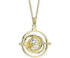 The Carat Shop Harry Potter Time Turner sterling sidabrinis auksinis plated pakabukas