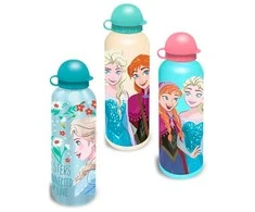 Gertuvė Grajlandia Buteliukas aluminiowa / bidon / korek niekapek / Kraina Lodu Frozen geltona