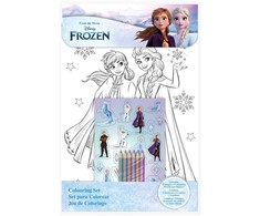 Grajlandia Rinkinys Kolorowanka / Mini Kredki / Naklejki / Kraina Lodu / Frozen