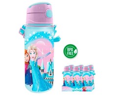 Gertuvė Kids Licensing KIDS Bidon Aluminiowy su Ustnikiem 600 ml Elsa Kraina Lodu Frozen Elsa i Anna / FR50063 (SB11662)