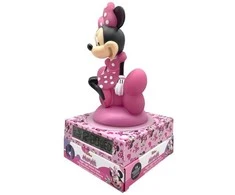 Laikrodis 3D naktinė lemputė su žadintuvu Minnie Mouse MN4500 Kids Euroswan