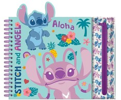 Kids Licensing Vaikams skirtas „Euroswan“ – licencijuoti „Rinkinys“ priedai. Kūrybingas pieštukų dėklas, pieštukai, lipdukai | Lilo ir Stitch