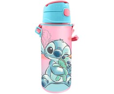 Kids Euroswan Hiszpania Stitch 600 ml ST00055 mėlyna-rožinė
