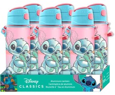 Kids Euroswan Hiszpania Stitch 600 ml ST00055 mėlyna-rožinė