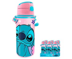 Kids Licensing KIDS Bidon aluminiowy butelka su ustnikiem ustnik 600 Ml Lilo I Stitch Disney / St00131 (SB11618)