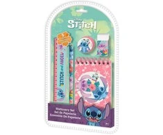 Kids Euroswan - Priedai licencyjne Rinkinys piśmienniczy 5 dalys | Lilo &amp; Stitch