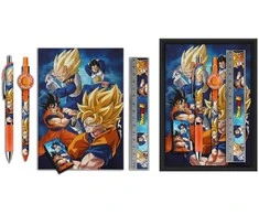 "Dragon Ball" 5 dalių kanceliarinių reikmenų rinkinys dėžutėje