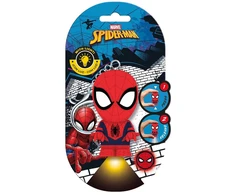 Kids Licensing Breloczek KIDS Pakabutis Žibintuvėlis Spider-man DC LED Do Kluczy I Plecaka Dla Dzieci Licencja / Sp50120 (SB12166)