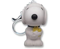 Kids Licensing Flashies Peanuts Snoopy 3D keychain with led flashlight
