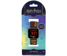 Išmanusis laikrodis Kids Licensing KIDS Laikrodis LED Harry Potter na rękę cyfrowy vaikams dziecięcy juoda / Hpk0012 (SB12271)