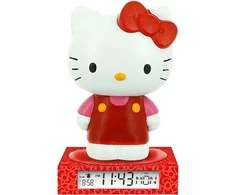 Laikrodis Bigbuy Fun Hello Kitty 3D 25 cm HK50198 raudona