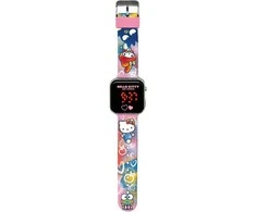 Išmanusis laikrodis Zegarek Laikrodis „Hello Kitty“ LED kalendoriaus laikrodis