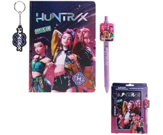 Kids Licensing KPop Demon Hunters notebook with pen and keychain
