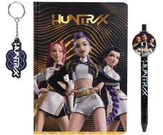 Kids Licensing KPop Demon Hunters notebook with pen and keychain
