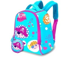 Kids Licensing Love Pirates Backpack + purse neoprene backpack 25cm