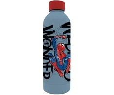 Kids Licensing Vaikiškas nerūdijančio plieno vandens buteliukas „Euroswan“ su 3D spauda, 500 ml, „Žmogus-voras“ 843372