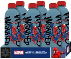 Kids Licensing Vaikiškas nerūdijančio plieno vandens buteliukas „Euroswan“ su 3D spauda, 500 ml, „Žmogus-voras“ 843372