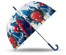 Kids Euroswan Parasolka przezroczysta manualna spiderman