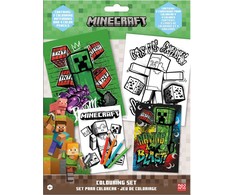 Penmate *****Minecraft Zest.d/spalva.4kredki+2notat.96597
