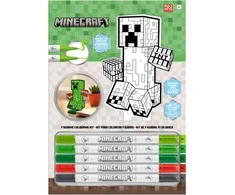 Kids Euroswan - Akcesoria licencyjne Kids Euroswan Hiszpania *****Minecraft d/spalva.5flamast.+figurka2D 96528