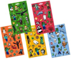Kids Euroswan Hiszpania Kids Euroswan - Priedai licencyjne Rinkinys naklejek DUŻY 92 vnt | Minecraft