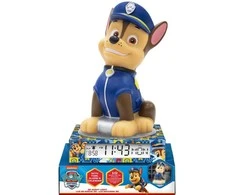 Kids Euroswan Hiszpania KIDS Naktinė lemputė su žadintuvu Laikrodis Data Žadintuvas LCD ekranas Paw Patrol / Paw Patrol / Pw19972