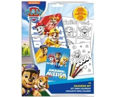 Kids Licensing Paw Patrol Colouring set