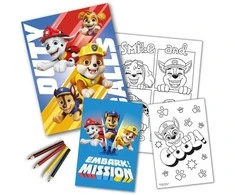 Kids Licensing Paw Patrol Colouring set