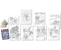 Kids Licensing Paw Patrol Sticker Colouring set