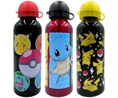 Gertuvė Kids Euroswan Hiszpania Kids Euroswan Vaikiškas aliumininis buteliukas „Euroswan Pokemon“, 500 ml, PK00014, p12, 3wz