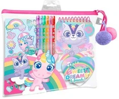 Kids Licensing Sweet Dreams stationery set in bag