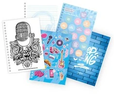 Kids Licensing Wow Generation Singer Emma A5 notebook