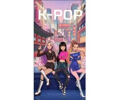Kpop microfibre beach towel