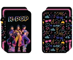 KPop triple pencil case