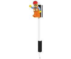 LEGO juodas gel pen with minifigure