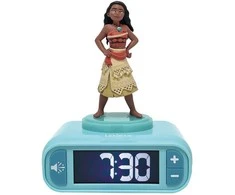 Lexibook Disney Moana Vaiana 3D Night Light Alarm Clock