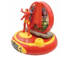 AAA Duży ZEGAR su budzikiem / budzik Figūrėlė 3D AVENGERS su Projektorem dekoracja