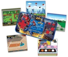 Lexibook – Žmogus-voras – Rankinė konsolė Cyber Arcade® Pocket 1,8 colio (JL1895SP)