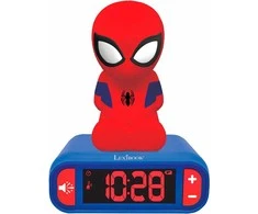Lexibook Spiderman Žadintuvas 3D su Lampką