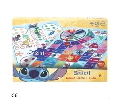Lisciani Disney Stitch Parchis and goose game