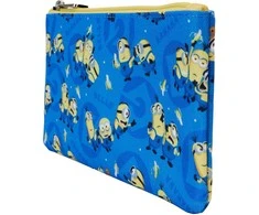 Loungefly Despicable Me Minions nylon zipper wrislet wallet